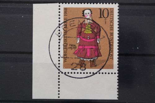 Deutschland (BRD), MiNr. 571, Ecke links unten, gestempelt