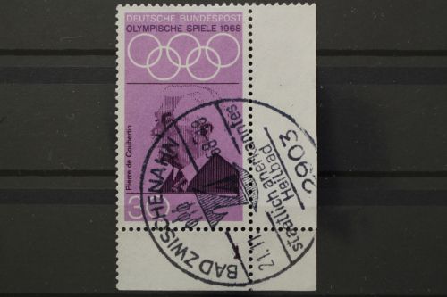 Deutschland (BRD), MiNr. 563, Ecke rechts unten, FN 1, gestempelt