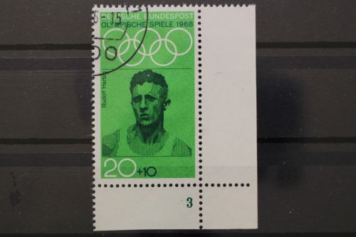 Deutschland (BRD), MiNr. 562, Ecke rechts unten, FN 3, gestempelt