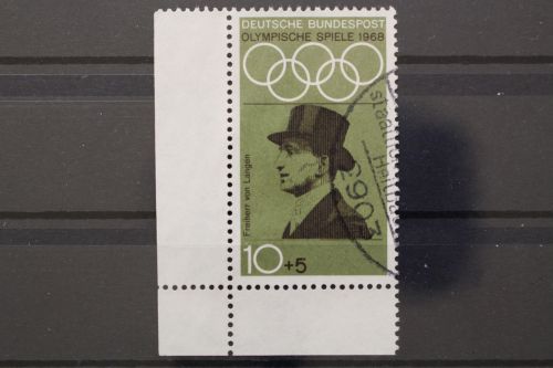 Deutschland (BRD), MiNr. 561, Ecke links unten, gestempelt
