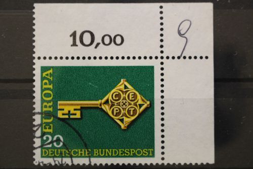 Deutschland (BRD), MiNr. 559, Ecke rechts oben, gestempelt