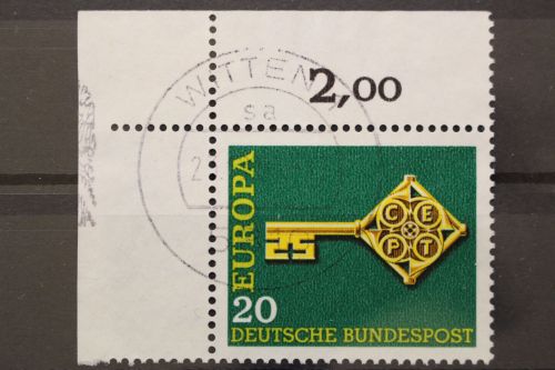 Deutschland (BRD), MiNr. 559, Ecke links oben, gestempelt