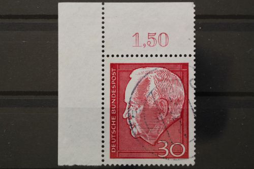 Deutschland (BRD), MiNr. 542, Ecke links oben, gestempelt