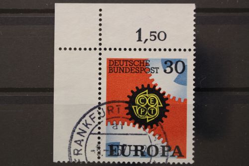 Deutschland (BRD), MiNr. 533. Ecke links oben, gestempelt