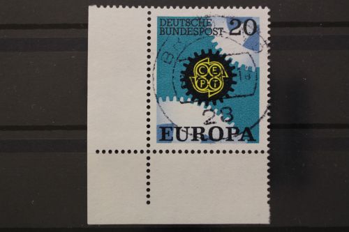 Deutschland (BRD), MiNr. 533. Ecke links unten, gestempelt