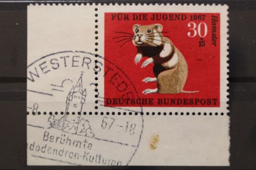 Deutschland (BRD), MiNr. 531. Ecke links unten, gestempelt