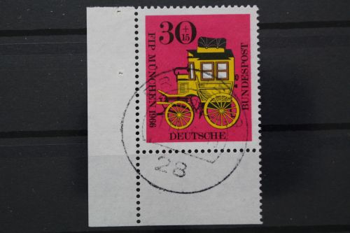 Deutschland (BRD), MiNr. 516, Ecke links unten, gestempelt