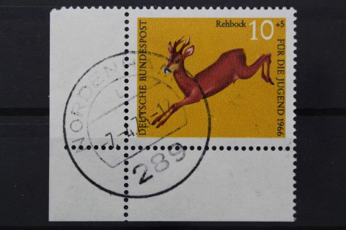 Deutschland (BRD), MiNr. 511, Ecke links unten, gestempelt