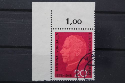 Deutschland (BRD), MiNr. 505, Ecke links oben, gestempelt