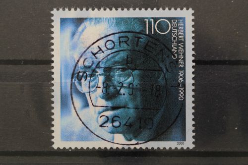 Deutschland (BRD), MiNr. 2092, zentrisch Schortens, gestempelt