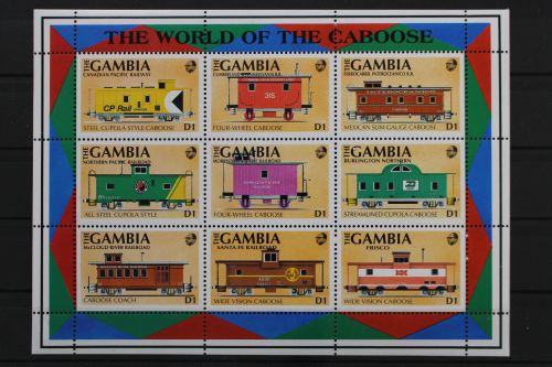 Gambia, MiNr. 1210-1218 Kleinbogen, postfrisch