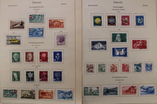 Schweiz 1945-1986, gestempelte Sammlung