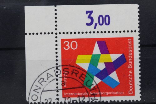 Deutschland (BRD), MiNr. 582, Ecke links oben, gestempelt