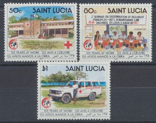 St. Lucia, MiNr. 956-958, postfrisch