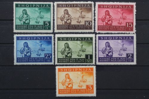 Albanien, MiNr. 15-21, postfrisch