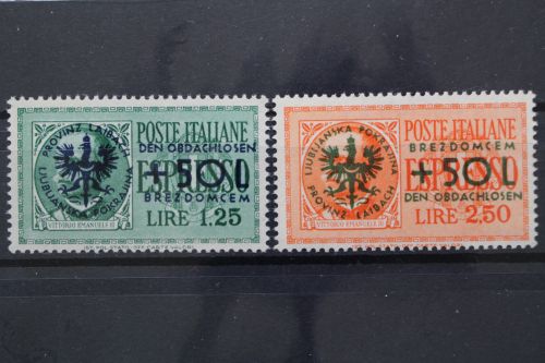 Laibach, MiNr. 31-32, postfrisch
