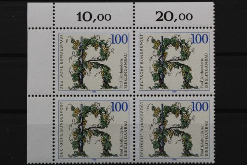 Deutschland, MiNr. 1446, 4er Block, Ecke links oben, postfrisch