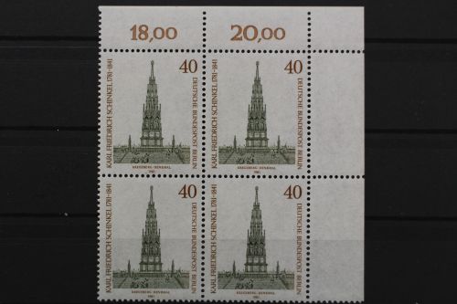 Berlin, MiNr. 640, 4er Block, Ecke rechts oben, postfrisch