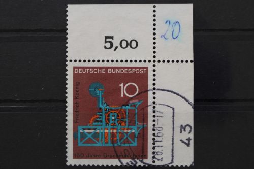Deutschland (BRD), MiNr. 546, Ecke rechts oben, gestempelt