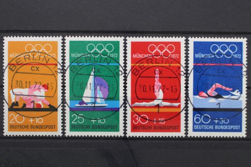 Deutschland (BRD), MiNr. 719-722, zentrisch Berlin 12, gestempelt