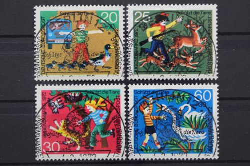 Deutschland (BRD), MiNr. 711-714, zentrisch Berlin 12, ESST
