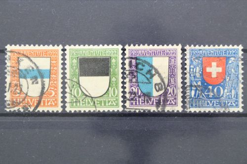 Schweiz, MiNr. 175-178, gestempelt