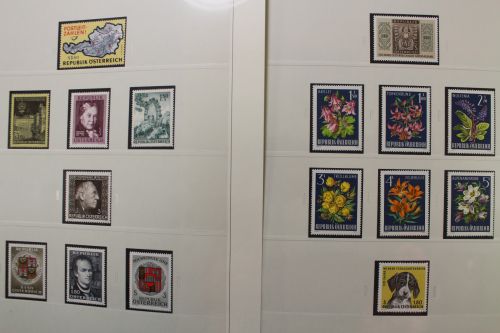 Österreich 1966-1978, postfrische Sammlung auf SAFE dual Blättern