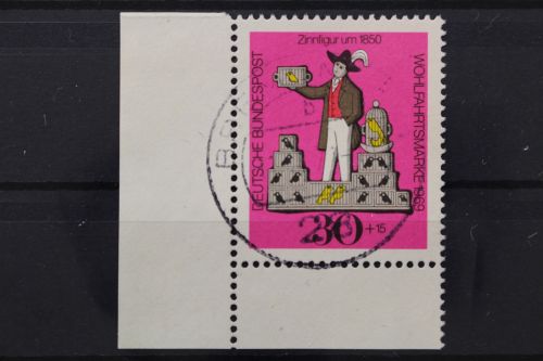 Deutschland (BRD), MiNr. 606, Ecke links unten, gestempelt