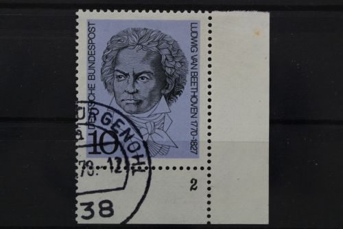 Deutschland (BRD), MiNr. 616, Ecke rechts unten, FN 2, gestempelt