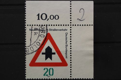 Deutschland (BRD), MiNr. 666, Ecke rechts oben, gestempelt