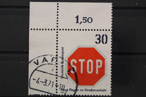 Deutschland (BRD), MiNr. 667, Ecke links oben, gestempelt
