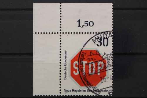 Deutschland (BRD), MiNr. 667, Ecke links oben, gestempelt