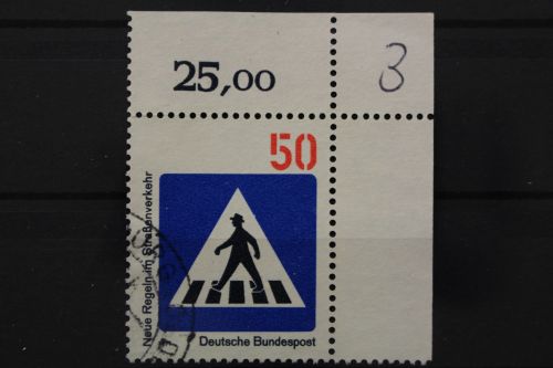 Deutschland (BRD), MiNr. 668, Ecke rechts oben, gestempelt
