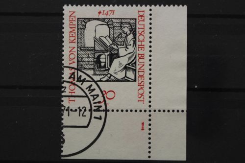Deutschland (BRD), MiNr. 674, Ecke rechts unten, FN 1, gestempelt
