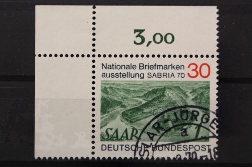 Deutschland (BRD), MiNr. 619, Ecke links oben, gestempelt