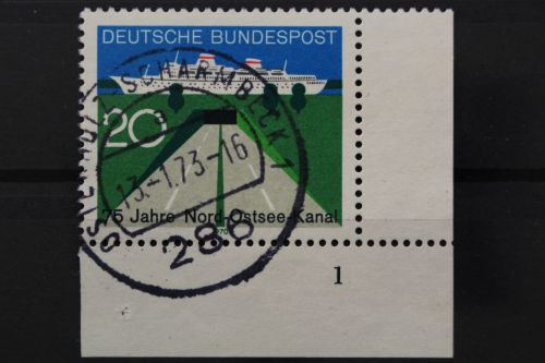 Deutschland (BRD), MiNr. 628, Ecke rechts unten, FN 1, gestempelt