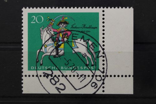 Deutschland (BRD), MiNr. 623, Ecke rechts unten, gestempelt