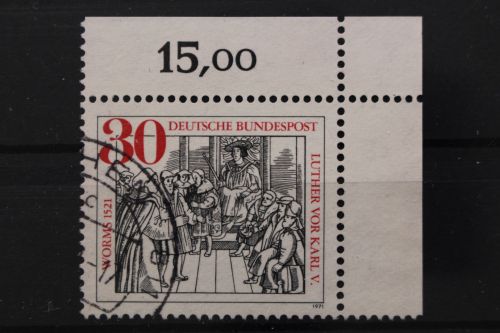 Deutschland (BRD), MiNr. 669, Ecke rechts oben, gestempelt