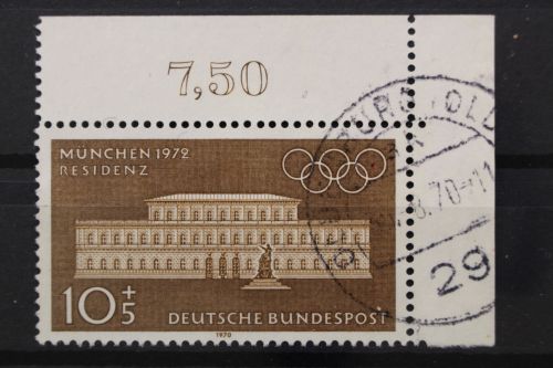 Deutschland (BRD), MiNr. 624, Ecke rechts oben, gestempelt