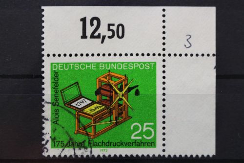 Deutschland (BRD), MiNr. 715, Ecke rechts oben, gestempelt