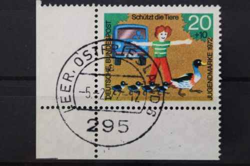 Deutschland (BRD), MiNr. 711, Ecke links unten, gestempelt