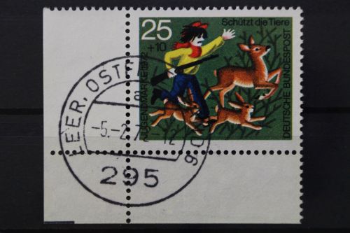 Deutschland (BRD), MiNr. 712, Ecke links unten, gestempelt