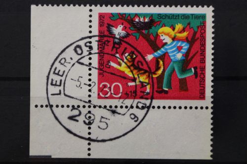 Deutschland (BRD), MiNr. 713, Ecke links unten, gestempelt