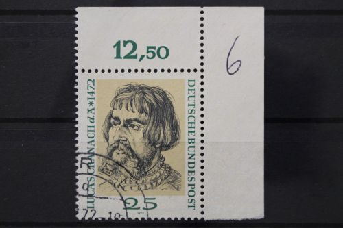 Deutschland (BRD), MiNr. 718, Ecke rechts oben, gestempelt