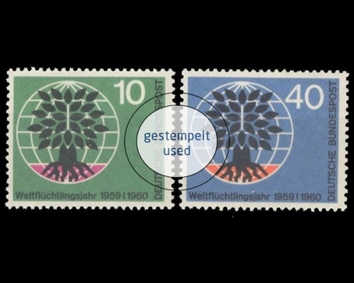 Deutschland (BRD), Michel Nr. 326-327, gestempelt