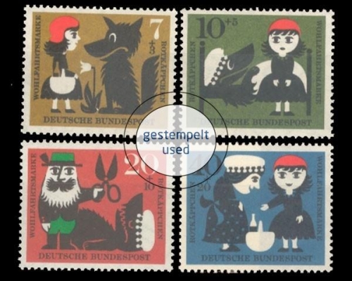 Deutschland (BRD), Michel Nr. 340-343, gestempelt