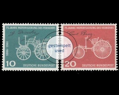 Deutschland (BRD), Michel Nr. 363-364, gestempelt