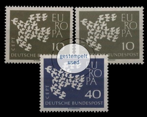 Deutschland (BRD), Michel Nr. 367-368 x/y, gestempelt