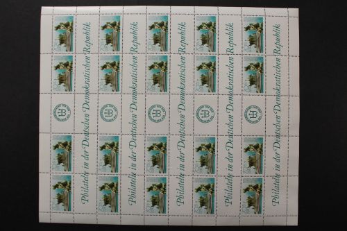 DDR, MiNr. 3266, ZD-Bogen, postfrisch