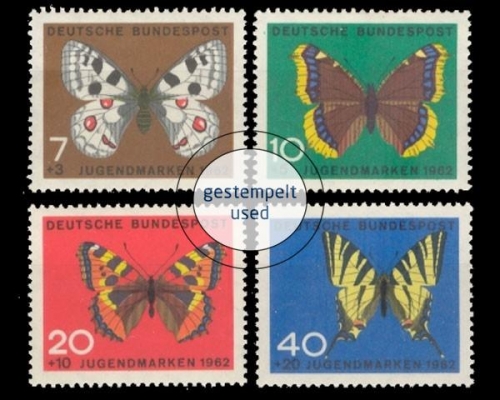Deutschland (BRD), Michel Nr. 376-379, gestempelt